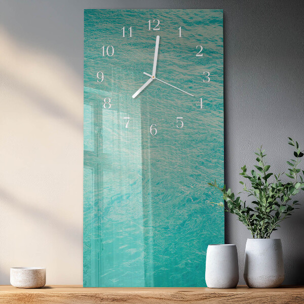 Glazen klok rechthoekige Water