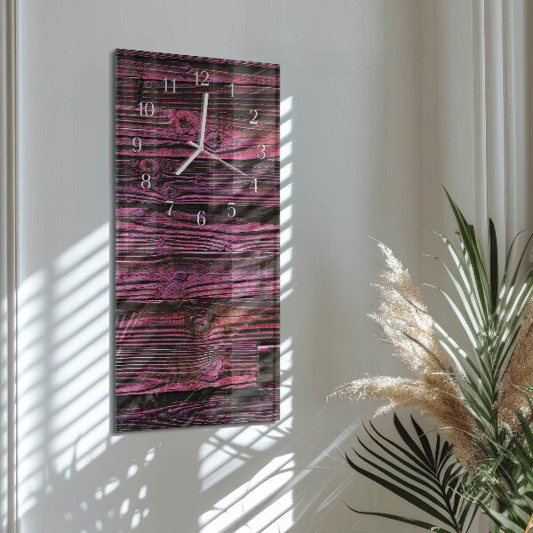 Glazen klok rechthoekige Houten panelen