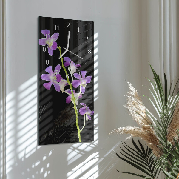 Glazen klok rechthoekige Bloemen