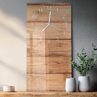 Glazen klok rechthoekige Houten panelen