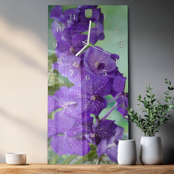 Glazen klok rechthoekige Bloemen