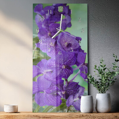 Glazen klok rechthoekige Bloemen