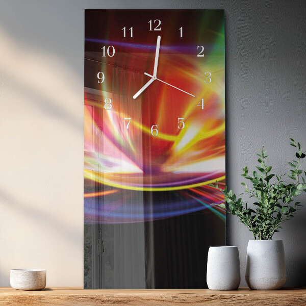 Glazen klok rechthoekige Abstracte kunst