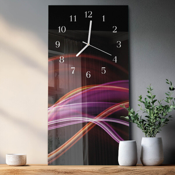 Glazen klok rechthoekige Abstracte kunst