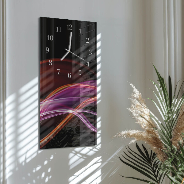 Glazen klok rechthoekige Abstracte kunst