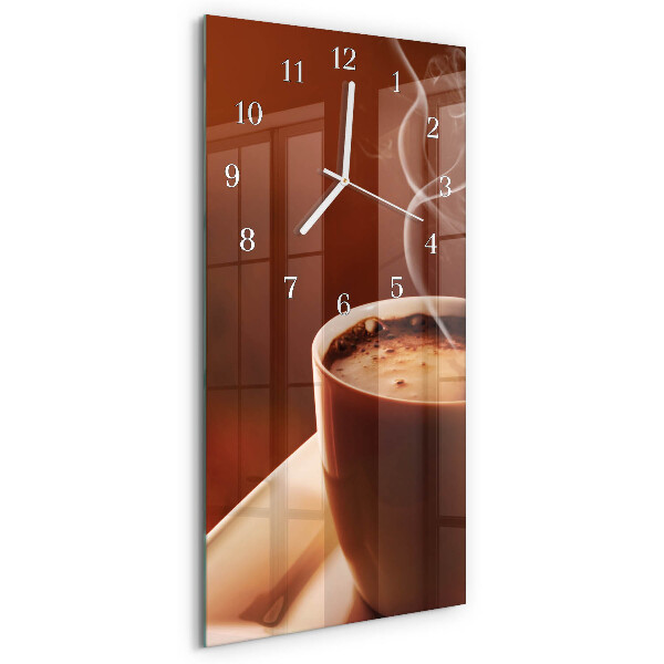 Glazen klok rechthoekige Koffie