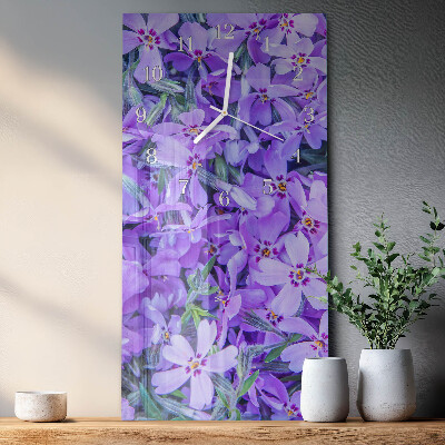 Glazen klok rechthoekige Bloemen