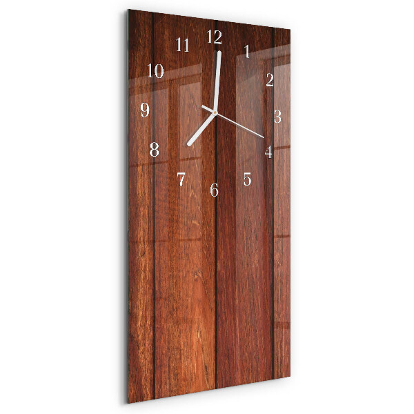 Glazen klok rechthoekige Hout