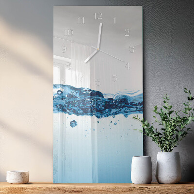 Glazen klok rechthoekige Water