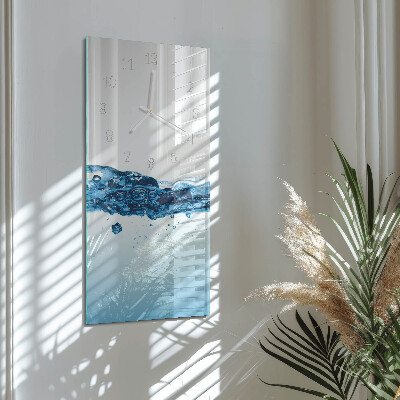 Glazen klok rechthoekige Water