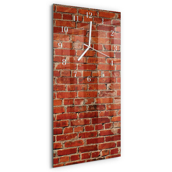 Glazen klok rechthoekige Bakstenen muur