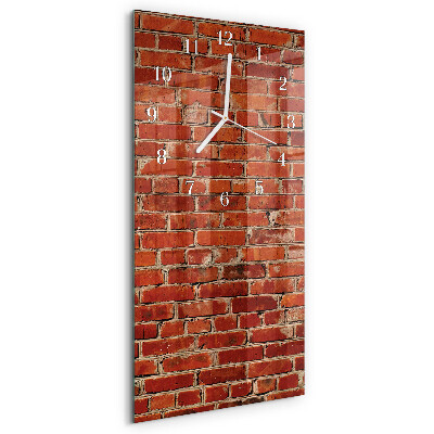 Glazen klok rechthoekige Bakstenen muur