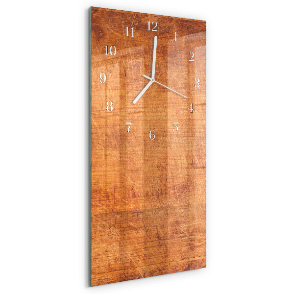 Glazen klok rechthoekige Houten planken