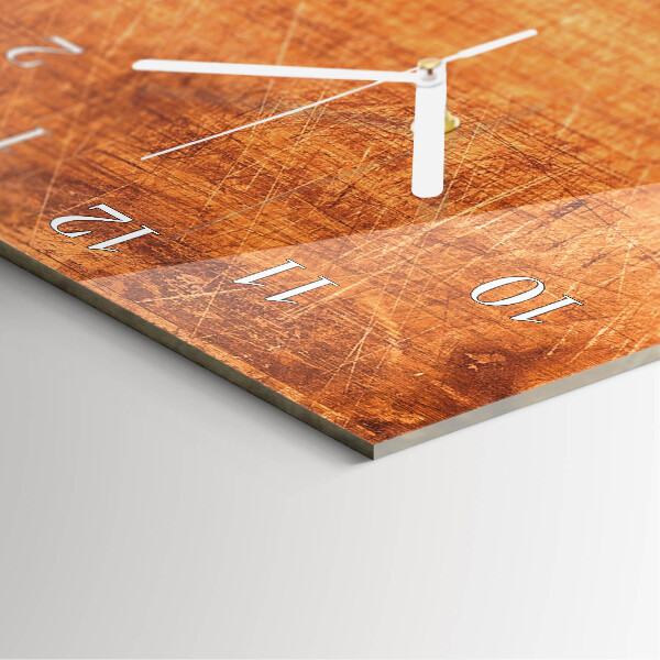 Glazen klok rechthoekige Houten planken