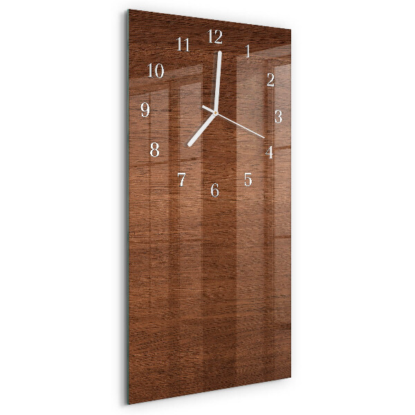 Glazen klok rechthoekige Houten planken