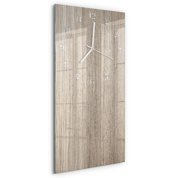 Glazen klok rechthoekige Hout