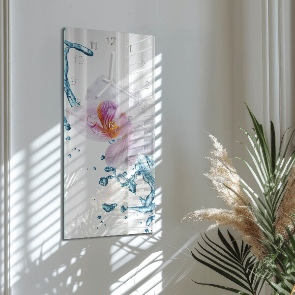 Glazen klok rechthoekige Orchidee