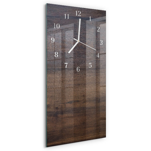 Glazen klok rechthoekige Houten plank
