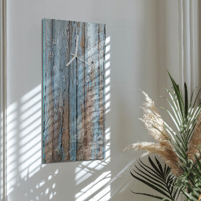 Glazen klok rechthoekige Hout