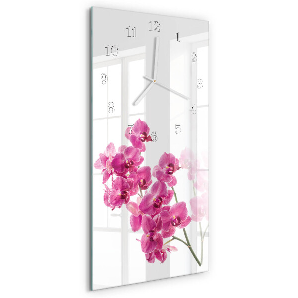Glazen klok rechthoekige Orchideeën