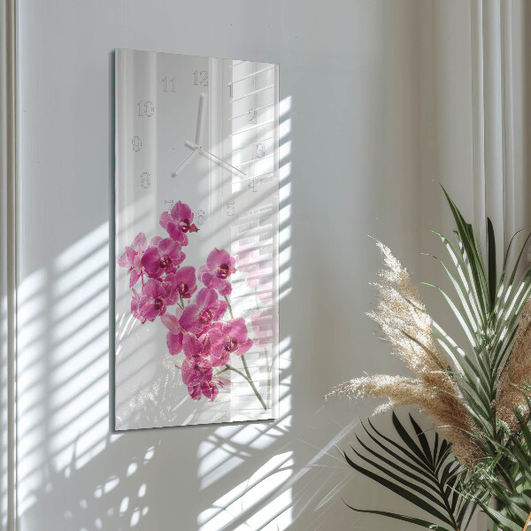 Glazen klok rechthoekige Orchideeën