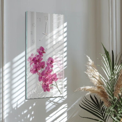 Glazen klok rechthoekige Orchideeën