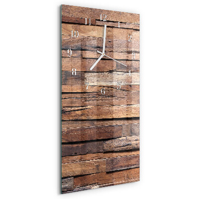 Glazen klok rechthoekige Hout