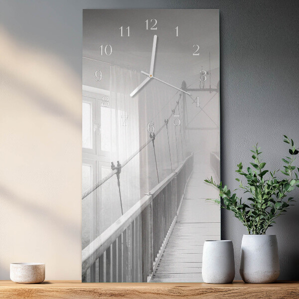 Glazen klok rechthoekige Brug
