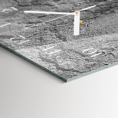 Glazen klok rechthoekige Betonnen muur