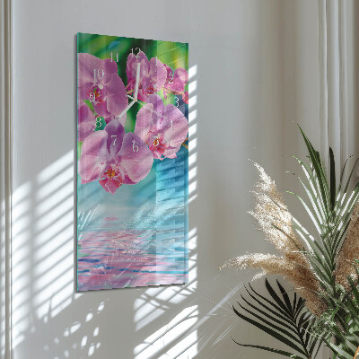 Glazen klok rechthoekige Orchideeën