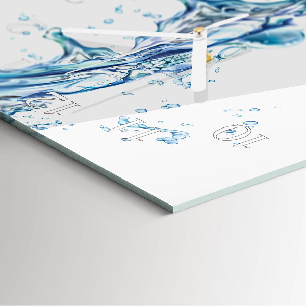 Glazen klok rechthoekige Water