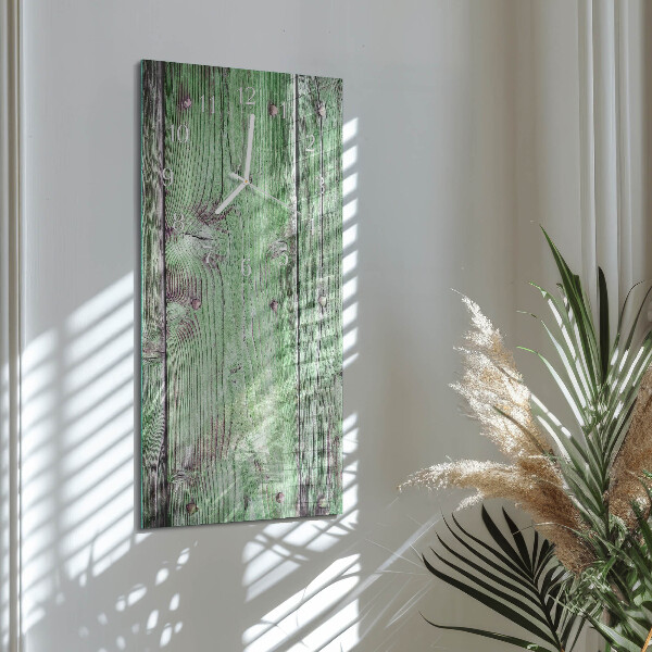 Glazen klok rechthoekige Houten plank