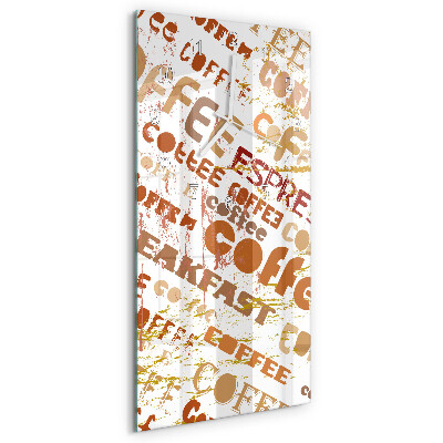 Glazen klok rechthoekige Koffie