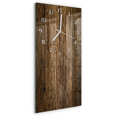 Glazen klok rechthoekige Hout