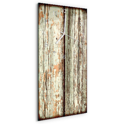 Glazen klok rechthoekige Houten muur