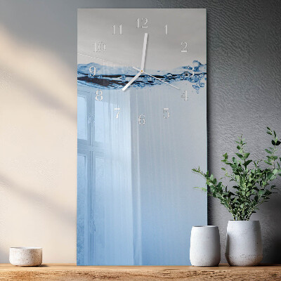 Glazen klok rechthoekige Water