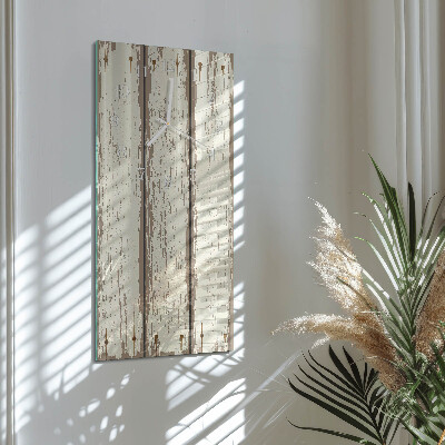 Glazen klok rechthoekige Houten planken