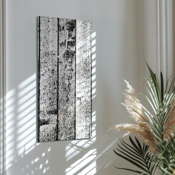 Glazen klok rechthoekige Hout