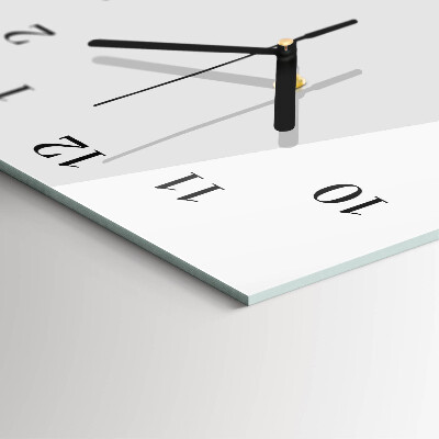 Glazen klok rechthoekige Bloem