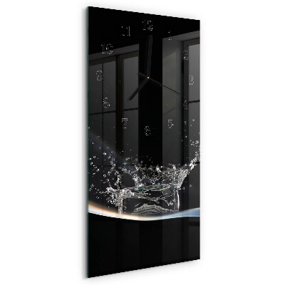 Glazen klok rechthoekige Water