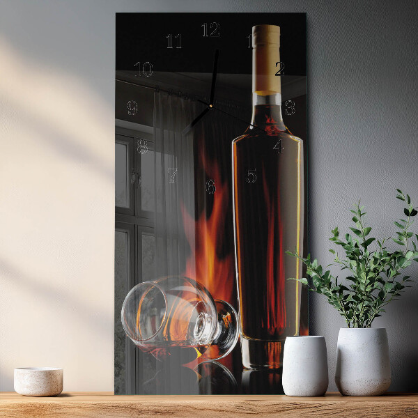 Glazen klok rechthoekige Alcohol