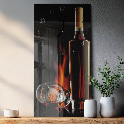 Glazen klok rechthoekige Alcohol