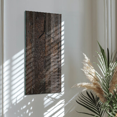 Glazen klok rechthoekige Hout