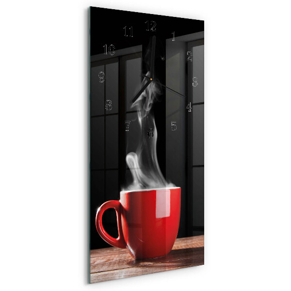 Glazen klok rechthoekige Kopje koffie