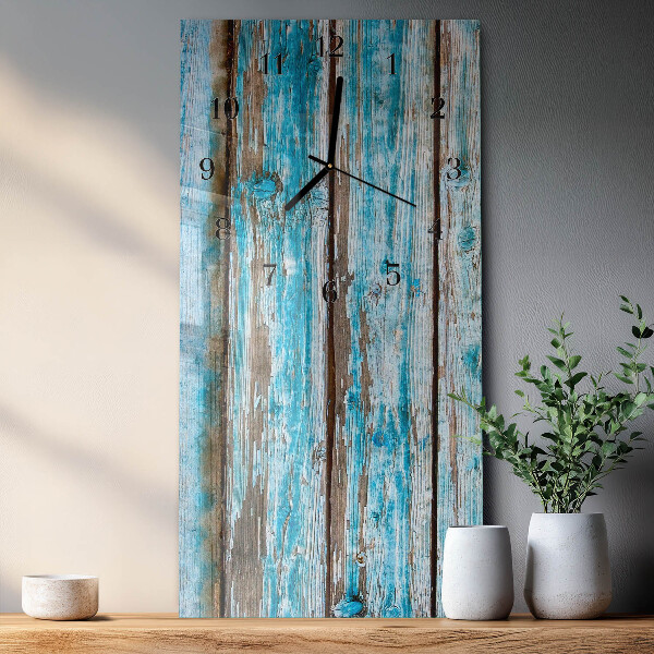 Glazen klok rechthoekige Hout