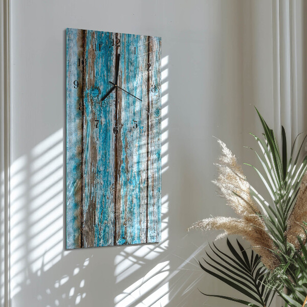 Glazen klok rechthoekige Hout