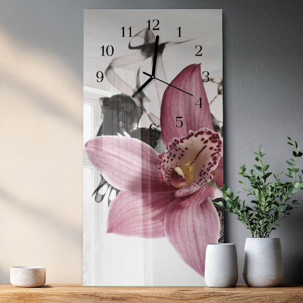 Glazen klok rechthoekige Orchidee