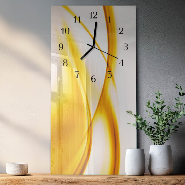 Glazen klok rechthoekige Abstracte kunst