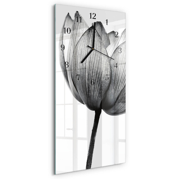 Glazen klok rechthoekige Tulp