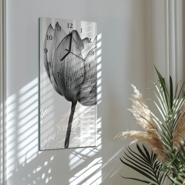 Glazen klok rechthoekige Tulp